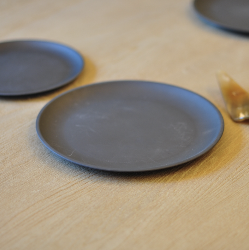 Plato postre Ceramica Negro  Ø 20CM