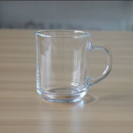 Juego de Tazas de Té o Café en vidrio 240ml 6 unidades