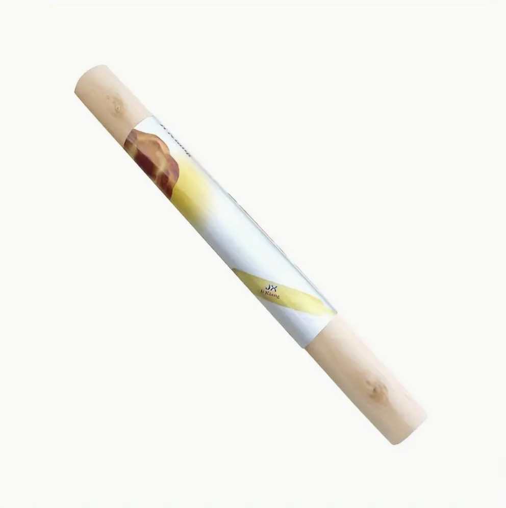 Rodillo Frances para amasar de madera 28x2.8cm