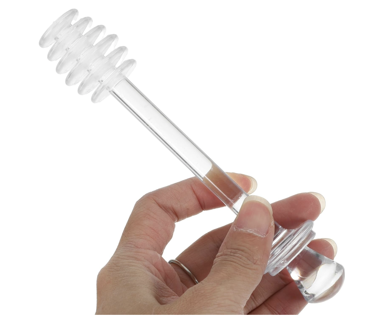 Cuchara de Miel en Acrilico Cristal 14 cm