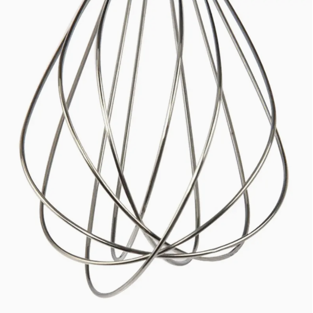 Batidor Manual de Acero Inoxidable Duradero 30 cm
