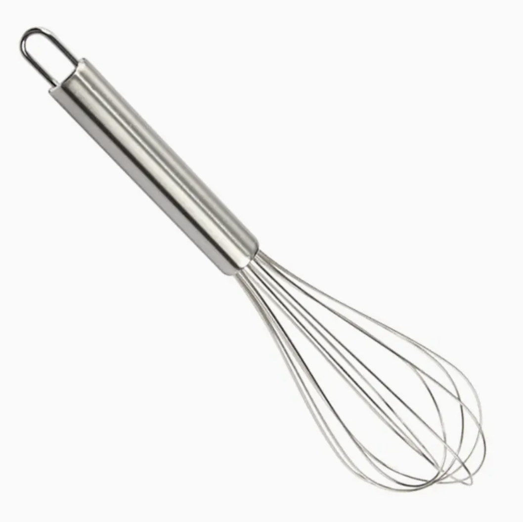 Batidor Manual de Acero Inoxidable Duradero 30 cm