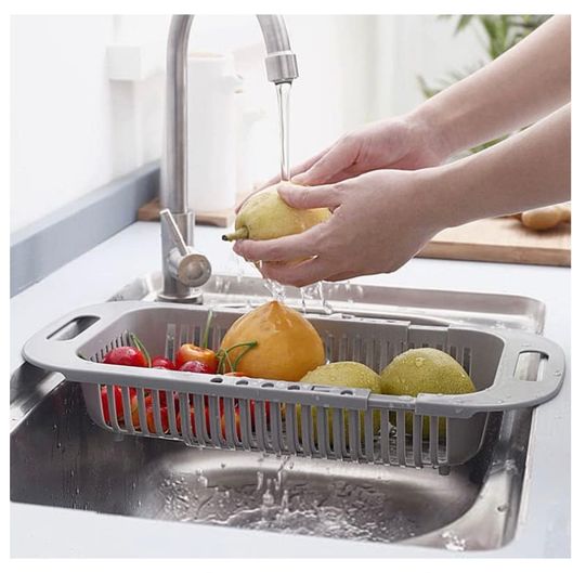 Colador Escurridor plegable de cocina para frutas y Vegetales 35x19x8cm