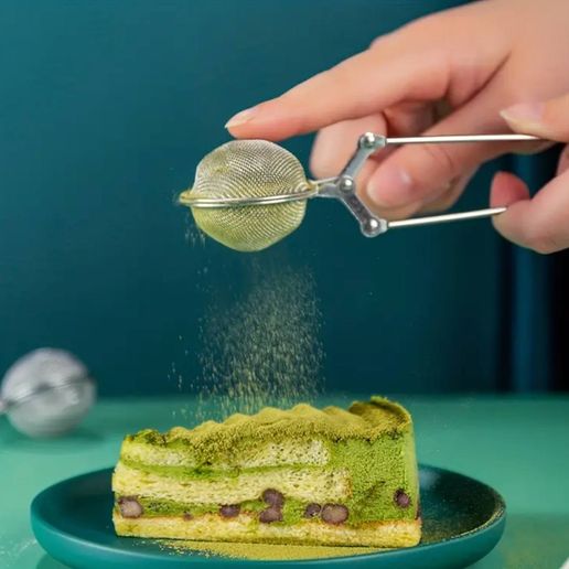 Colador De Té De Acero Inoxidable, Colador De Té Ahuecado, Bola De Especias, Tamiz De Harina De Bola De Especias