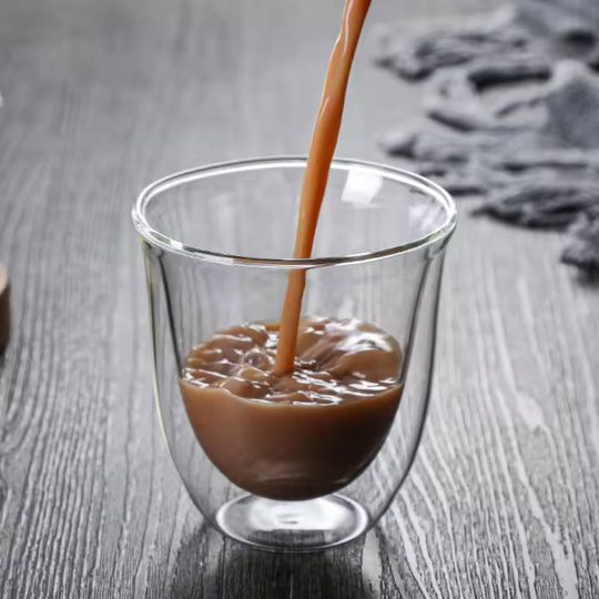 Vaso doble vidrio borosilicato s/asa 240 ml