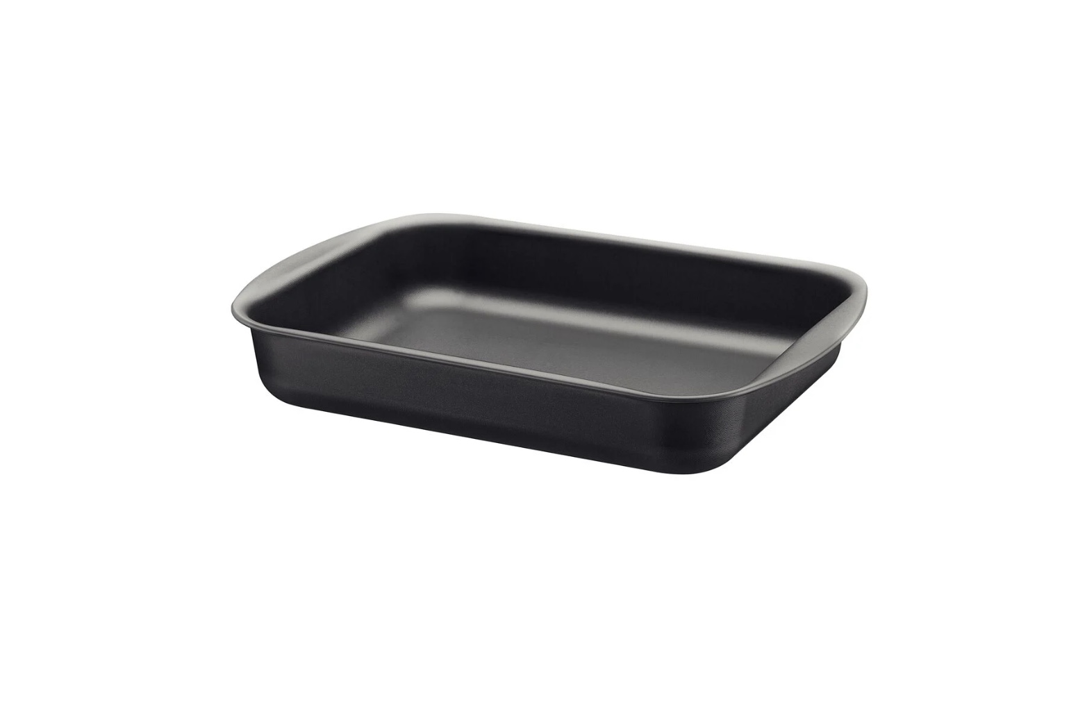 Asadera rectangular honda Tramontina Brasil en aluminio con revestimiento interno y externo antiadherente Starflon Max grafito 34 cm 4,9 L