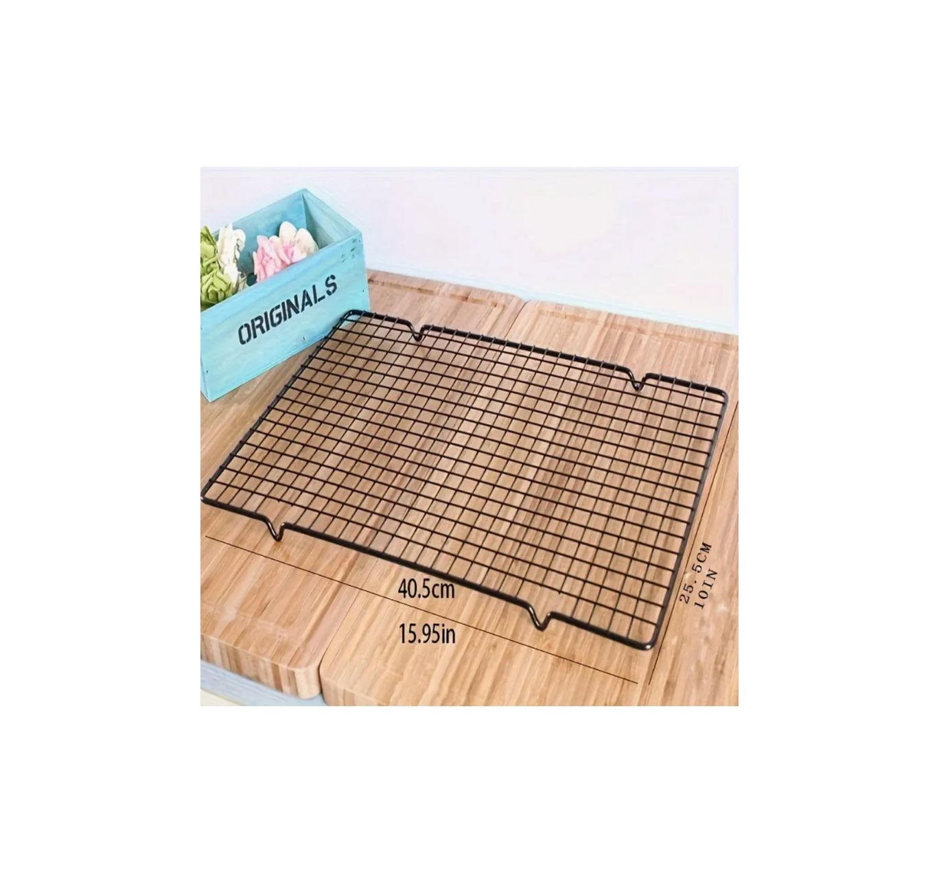 Rejilla para Asaderas o de Enfriamiento AntiAdherente 40x25x2 cm