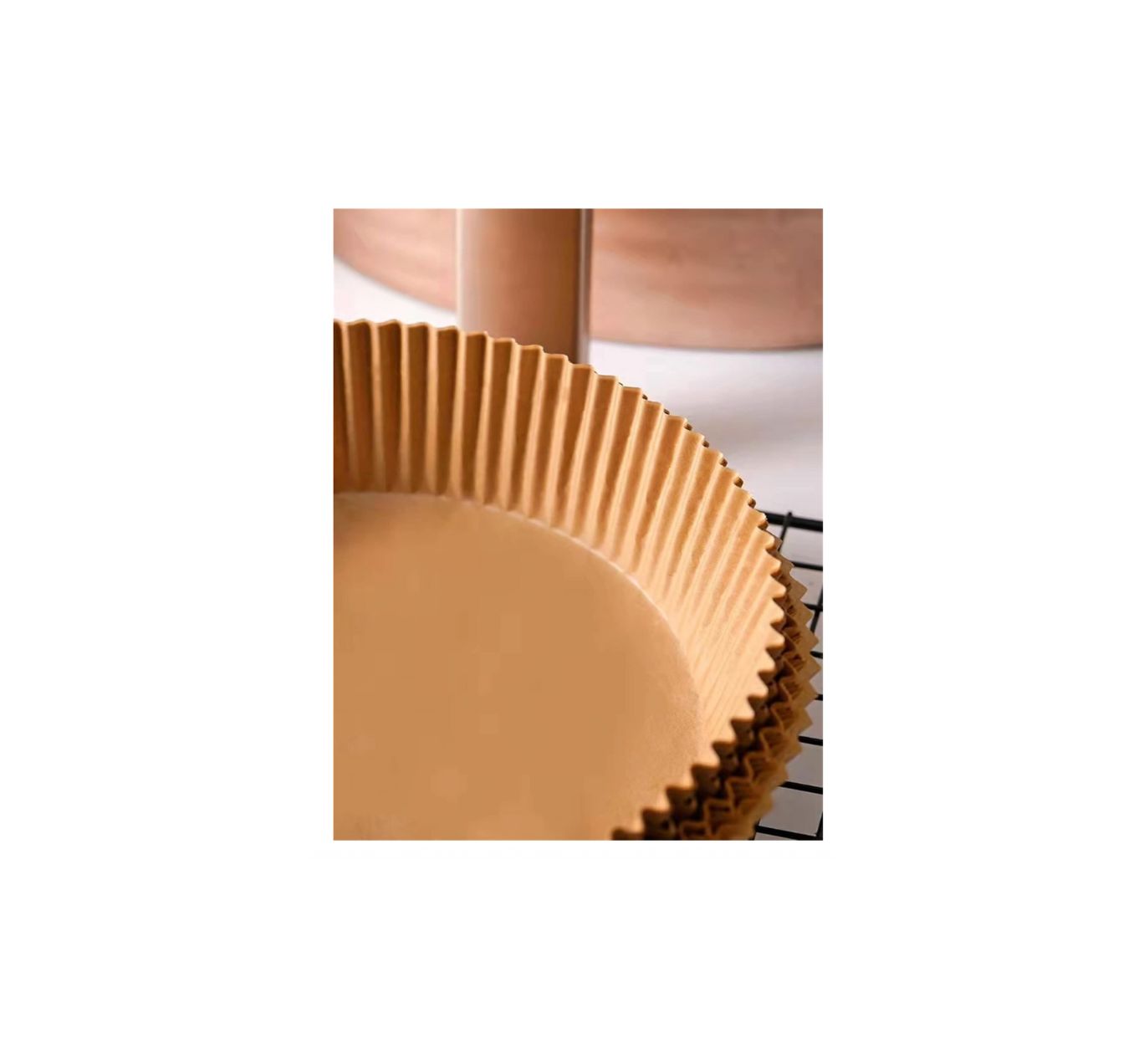 Molde de Papel para freidoras de Aire 16 cm, 50 Unidades