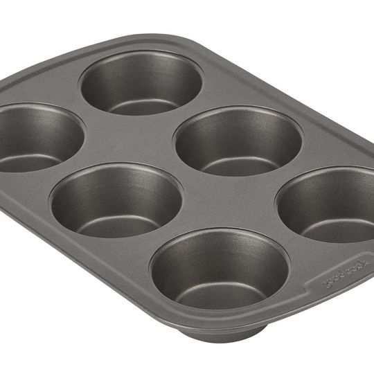Molde antiadherente para 6 CupCakes Muffin 26x18 cm