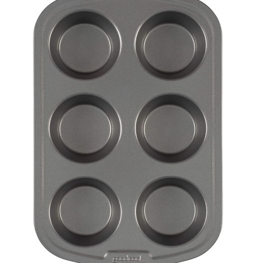 Molde antiadherente para 6 CupCakes Muffin 26x18 cm