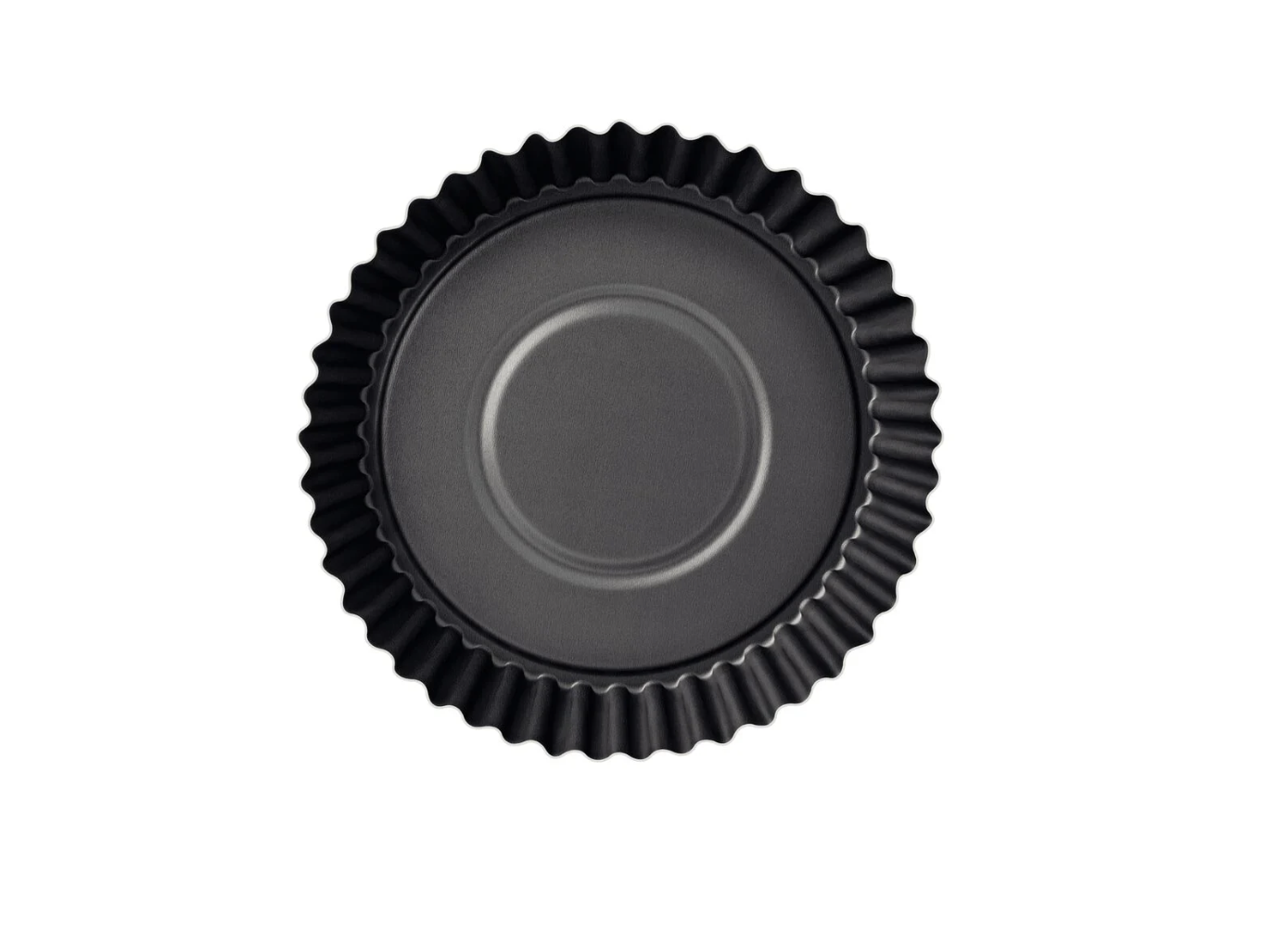 Molde para Tarta Tramontina Brasil en aluminio con revestimiento interno y externo antiadherente Starflon Max grafito 24 cm 1,4 L