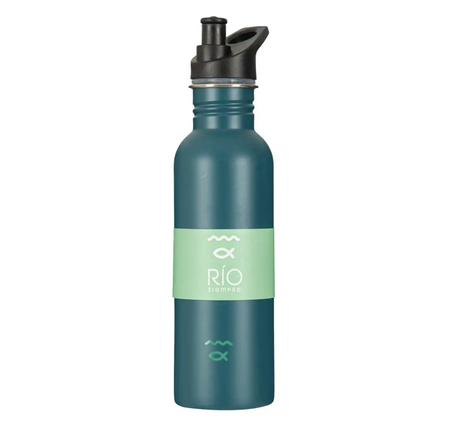 Botella Caramañola Acero Inoxidable Río Petroleo