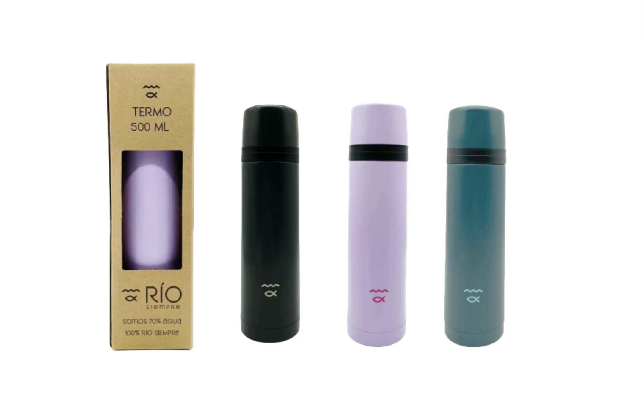 Termo Río 500 Ml - Lila