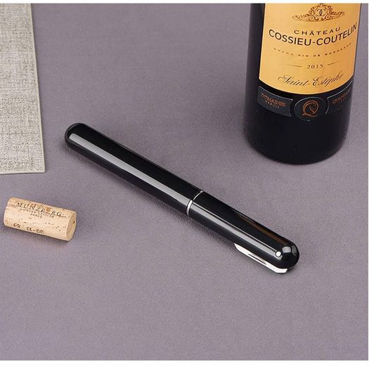 Sacacorchos de vino a presión de aire con cortador de aluminio, sacacorchos fácil de quitar corcho