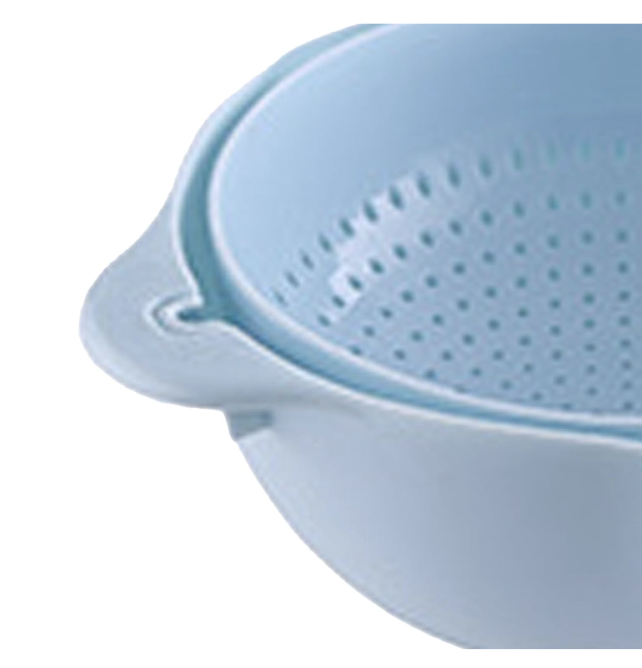 Escurridor de vegetales de plástico con bowl.