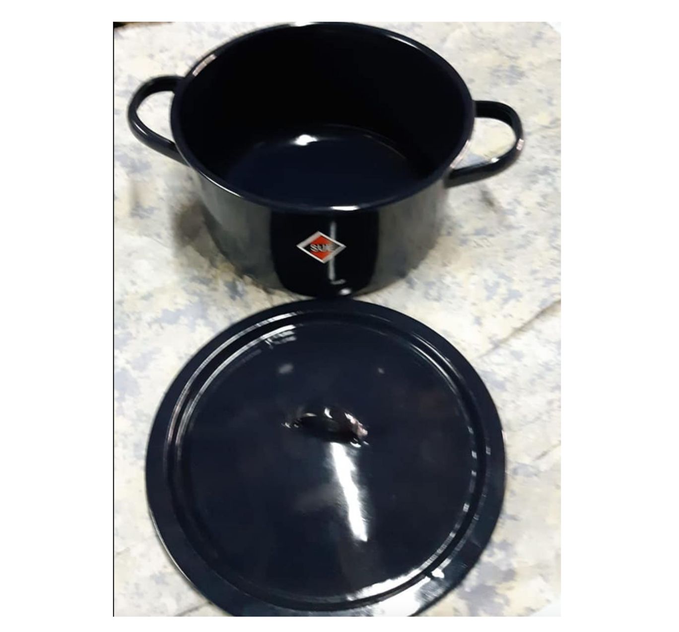 Cacerola Esmaltada Sue 2 asas C/Tapa 26cm 7.9 litros