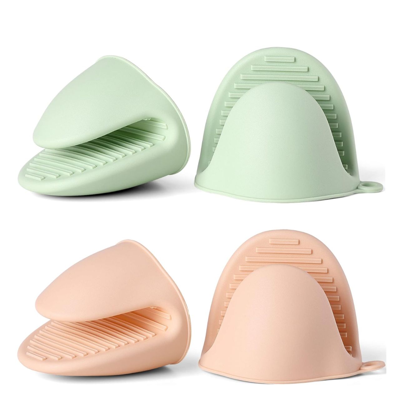 Guante de aislamiento térmico de silicona antiquemaduras, herramienta de cocina antideslizante para horno, 1 unidad