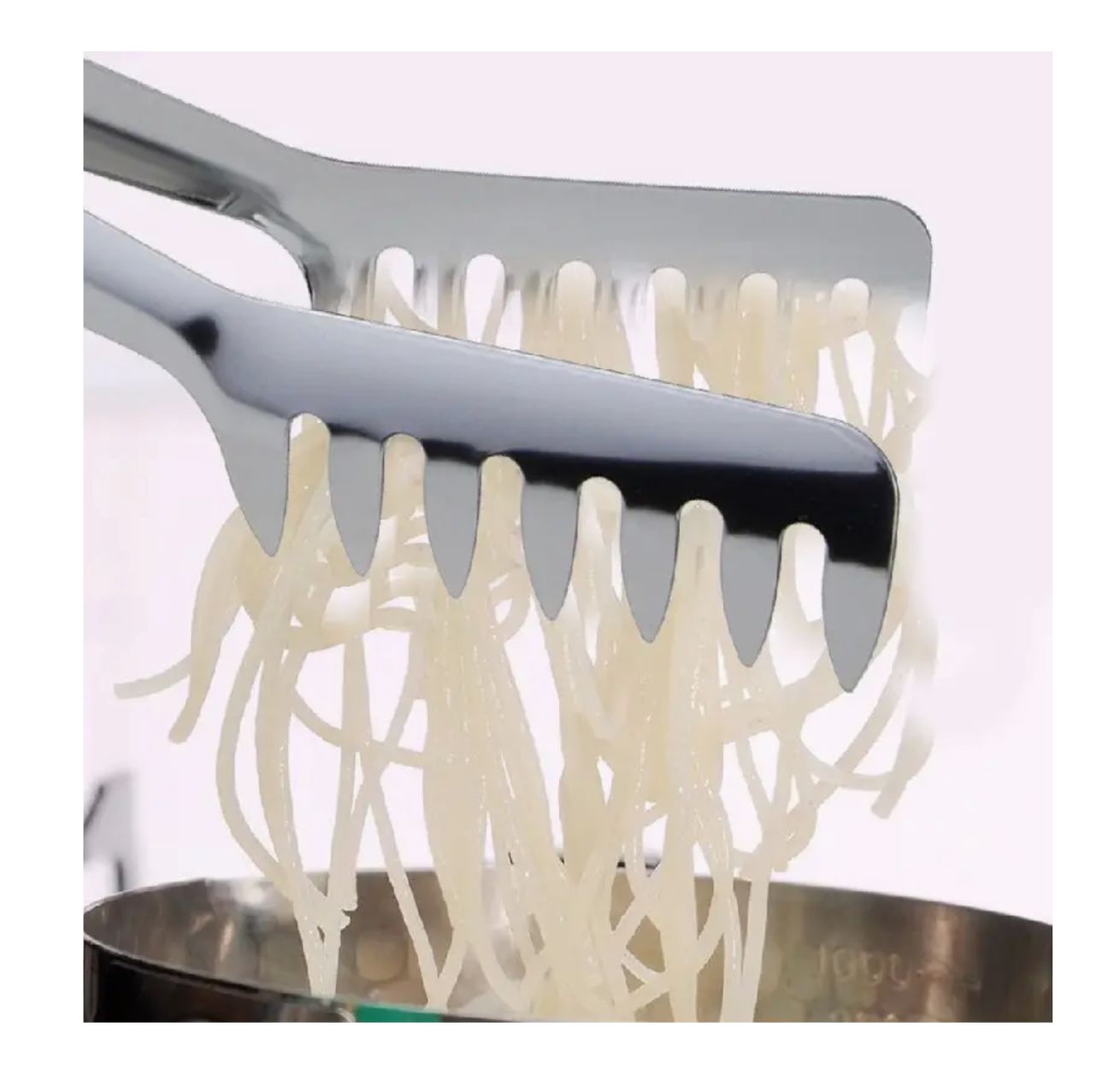 Pinzas para Fiambre o Espaguetis en Acero Inoxidable 24 cm