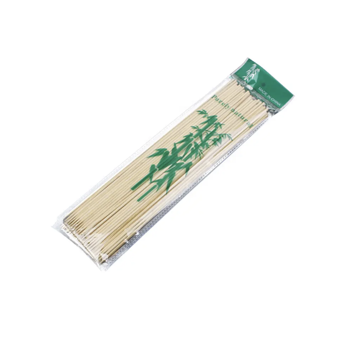 Palitos Brochette Madera Bambú 25x2,5 cm 80 piezas