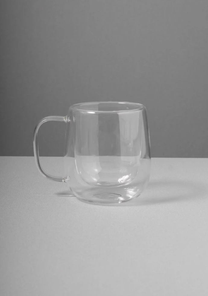 Taza de Vidrio Doble Pared 250ml