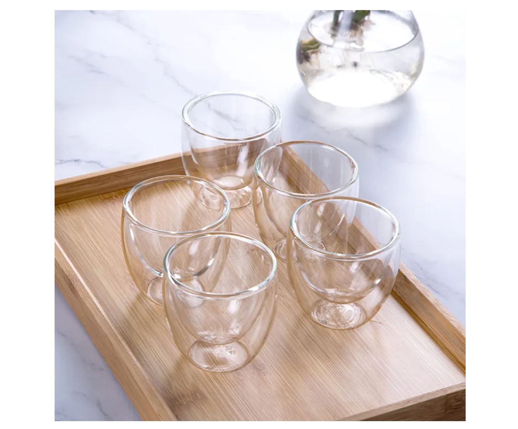 Vaso Vidrio Doble Pared 250ml