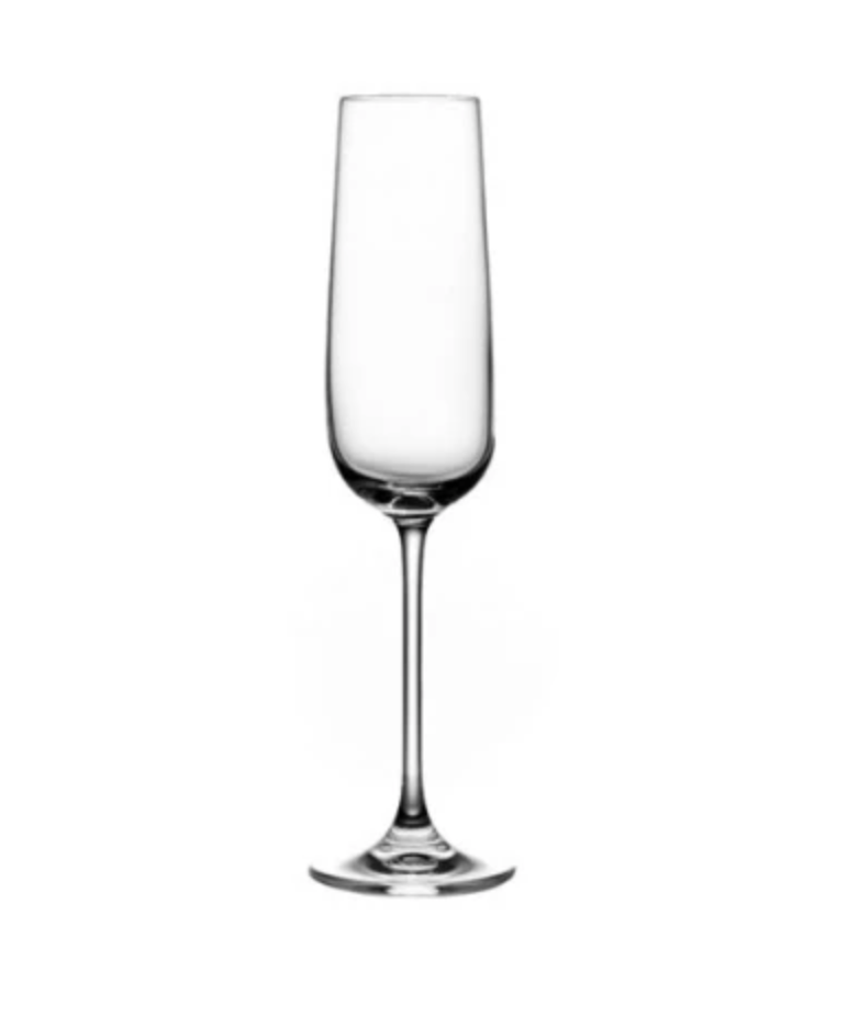 Juego De 6 Copas Champán Cristal Edelita 250ML
