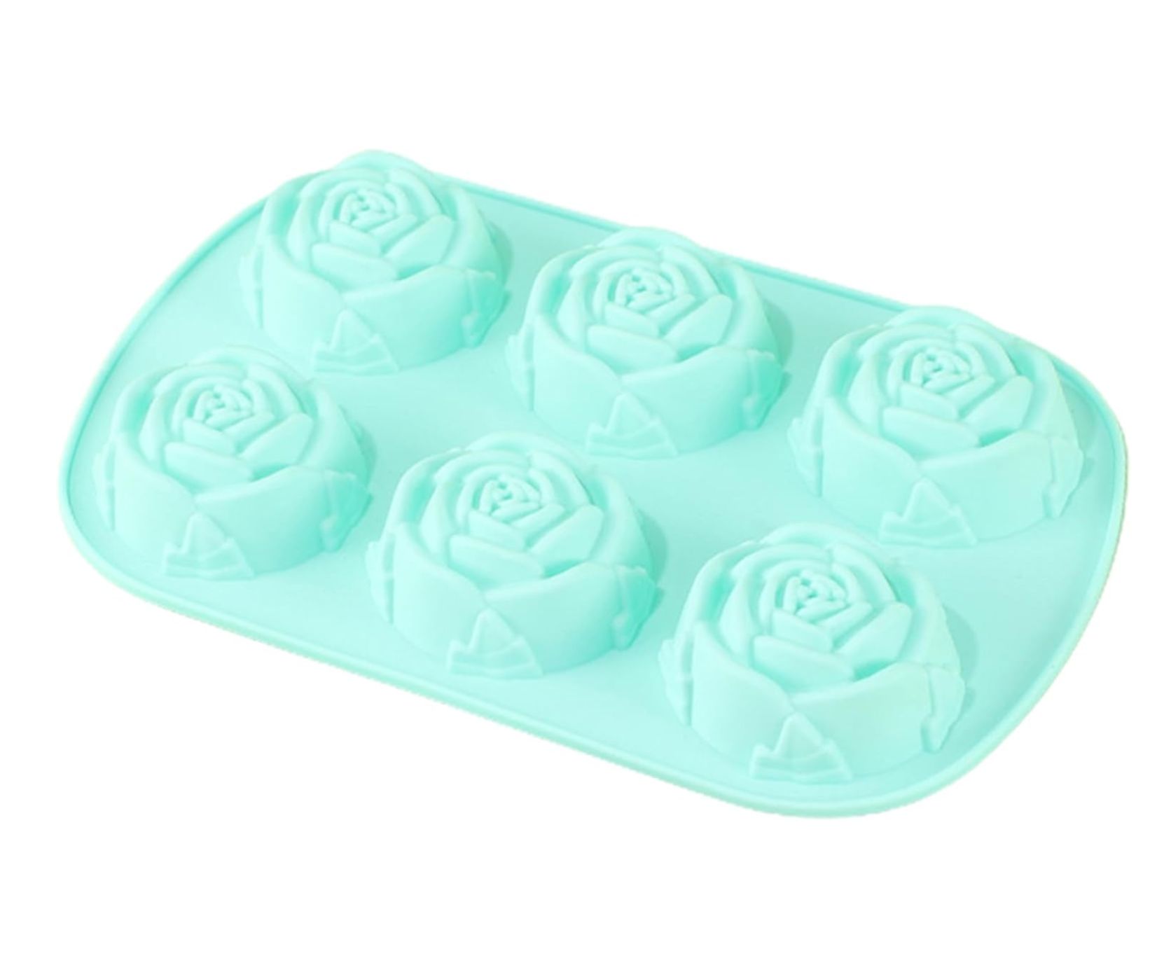 Molde de silicona con formas de Rosas 29x17x3cm
