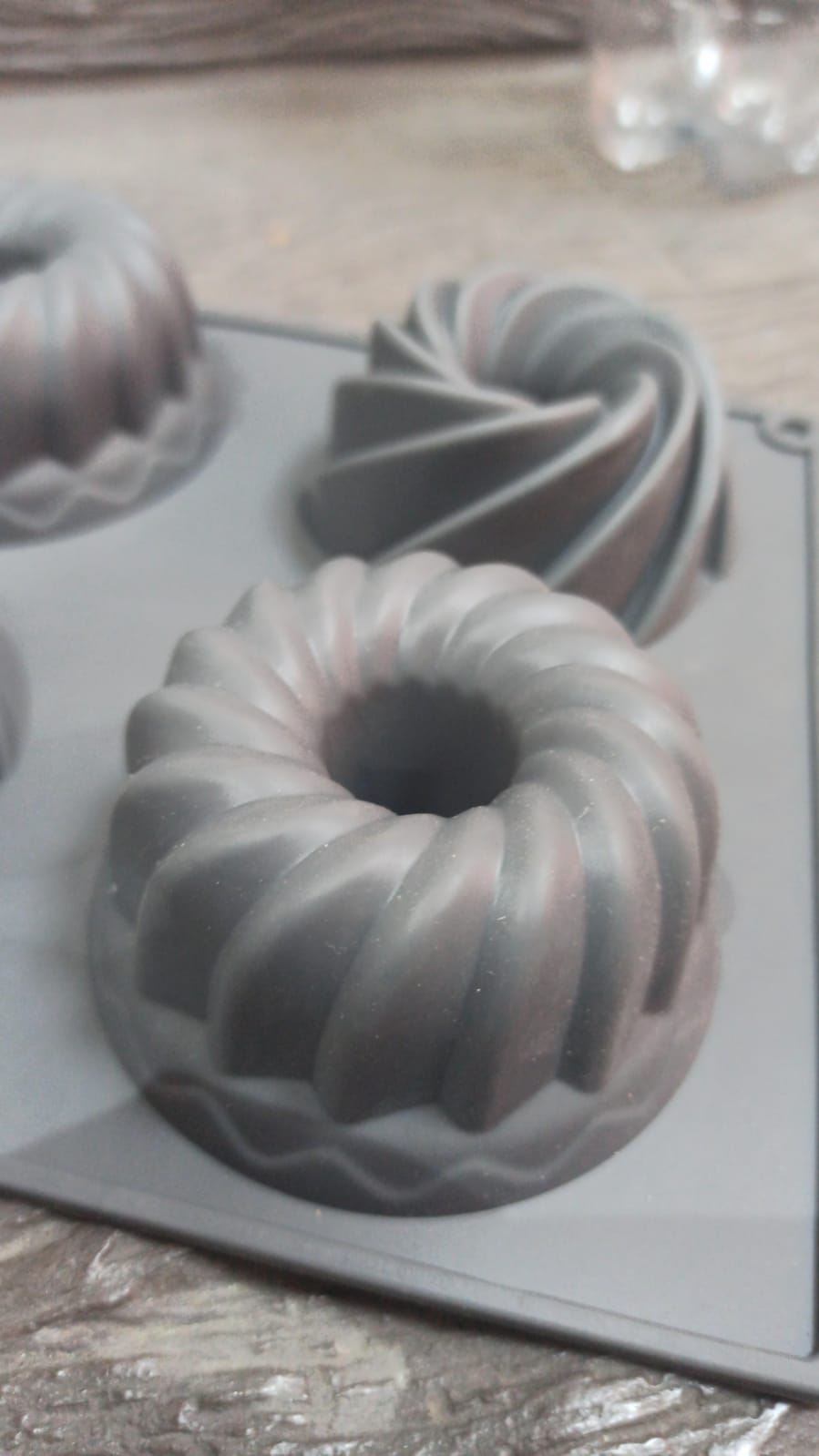 Molde de silicona con formas 28x17x4cm