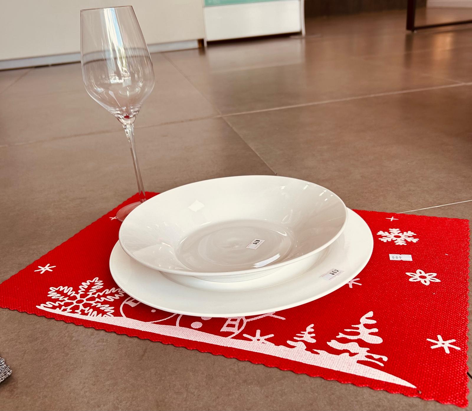 Mantel individual de navidad 29x45cm