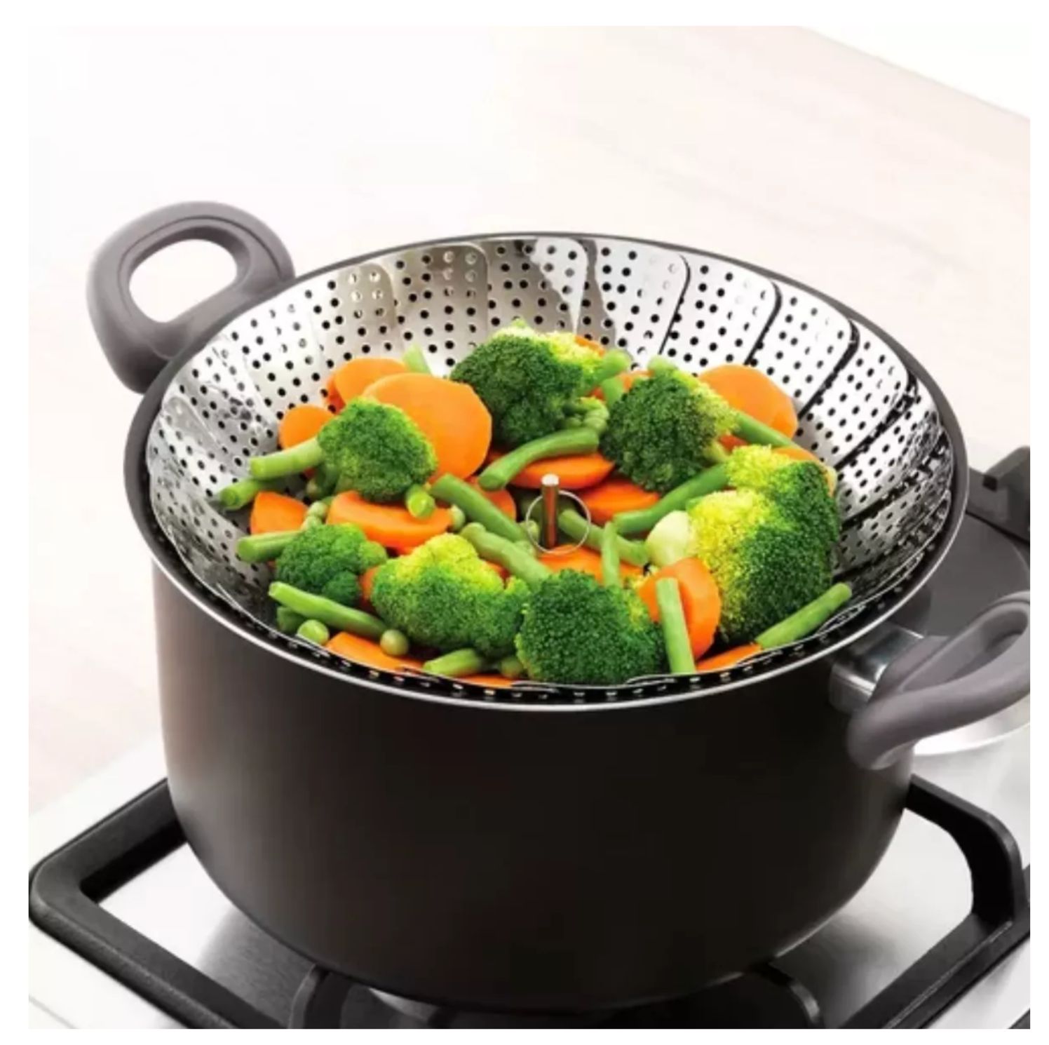 Hervidor de Verduras al Vapor Berta 17x27cm