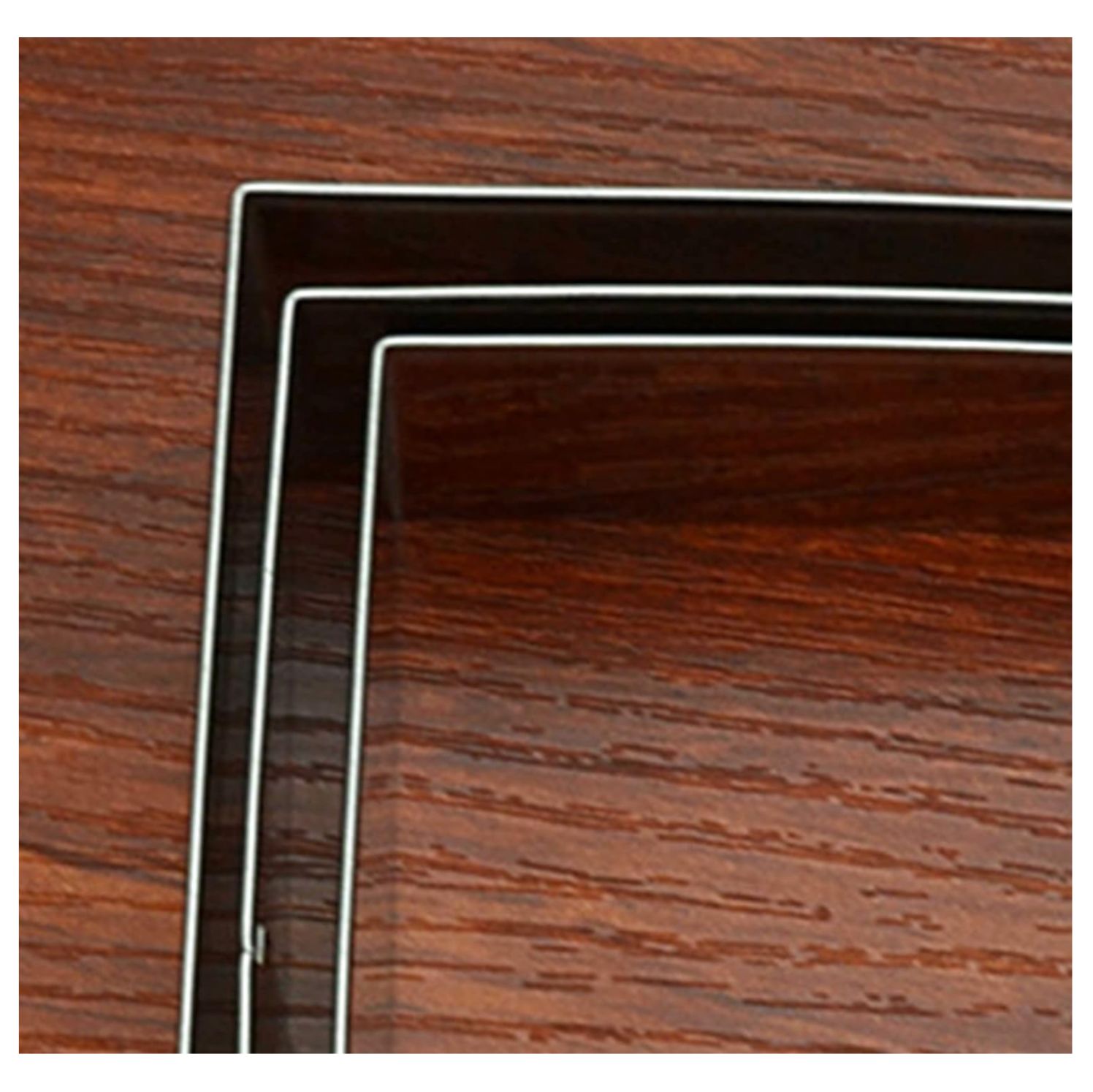 Set de 3 moldes para postres cuadrados 12,15 y 18cm