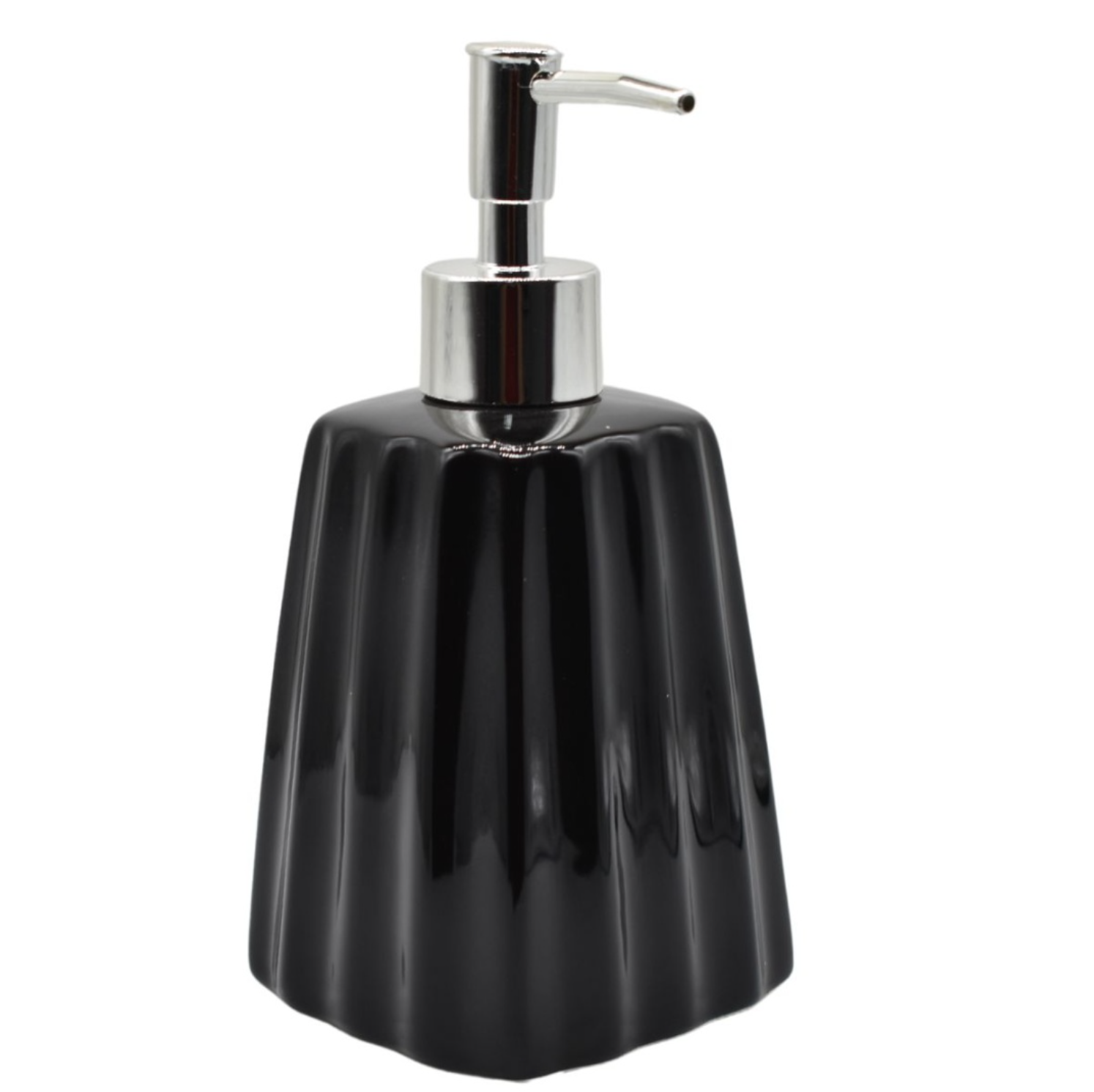 Dispensador de cerámica para jabón líquido 450ml Blanco o Negro