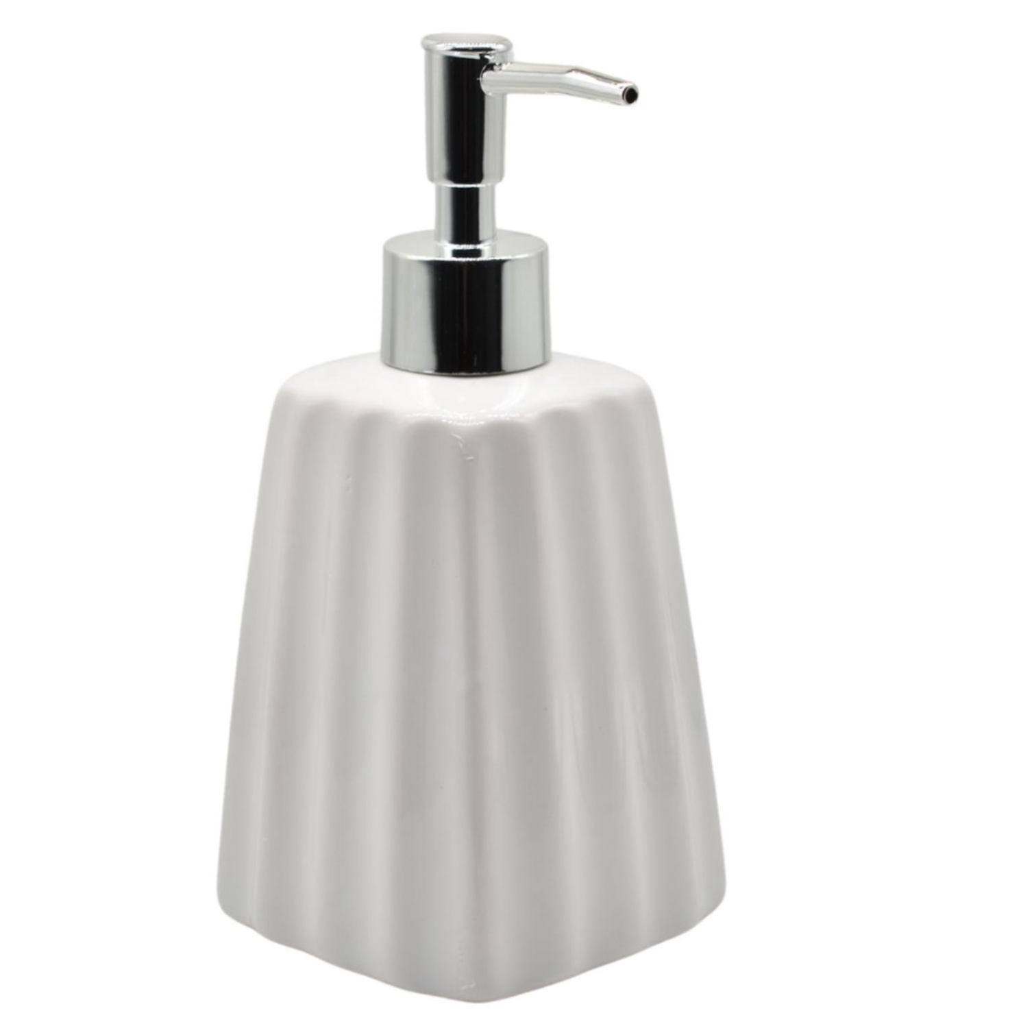 Dispensador de cerámica para jabón líquido 450ml Blanco o Negro