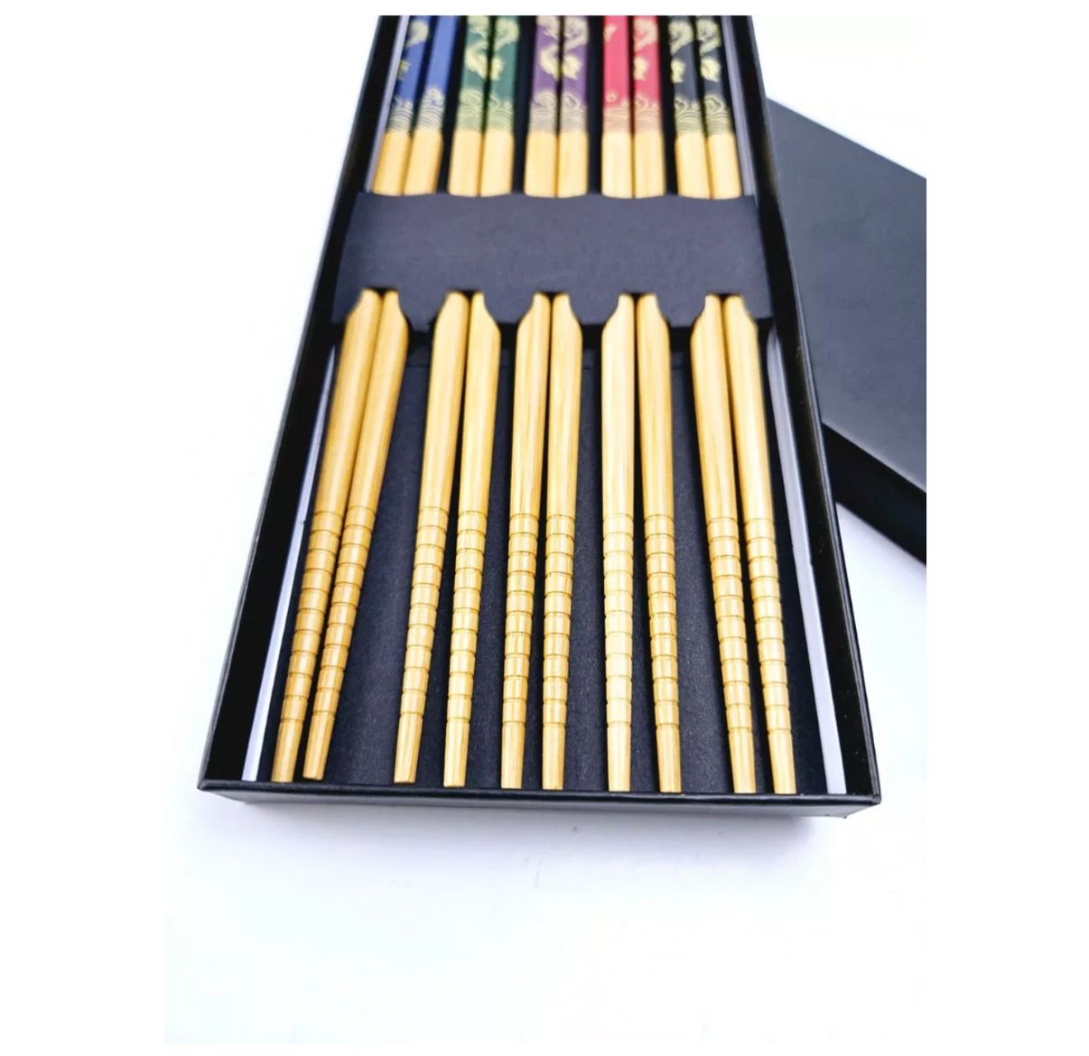 Set de 5 Pares de Palitos de Sushi en Bamboo