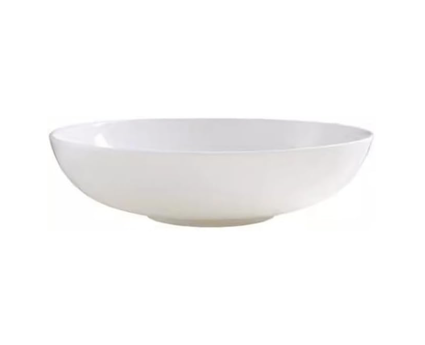Plato Hondo de Ceramica Blanca 23x5cm
