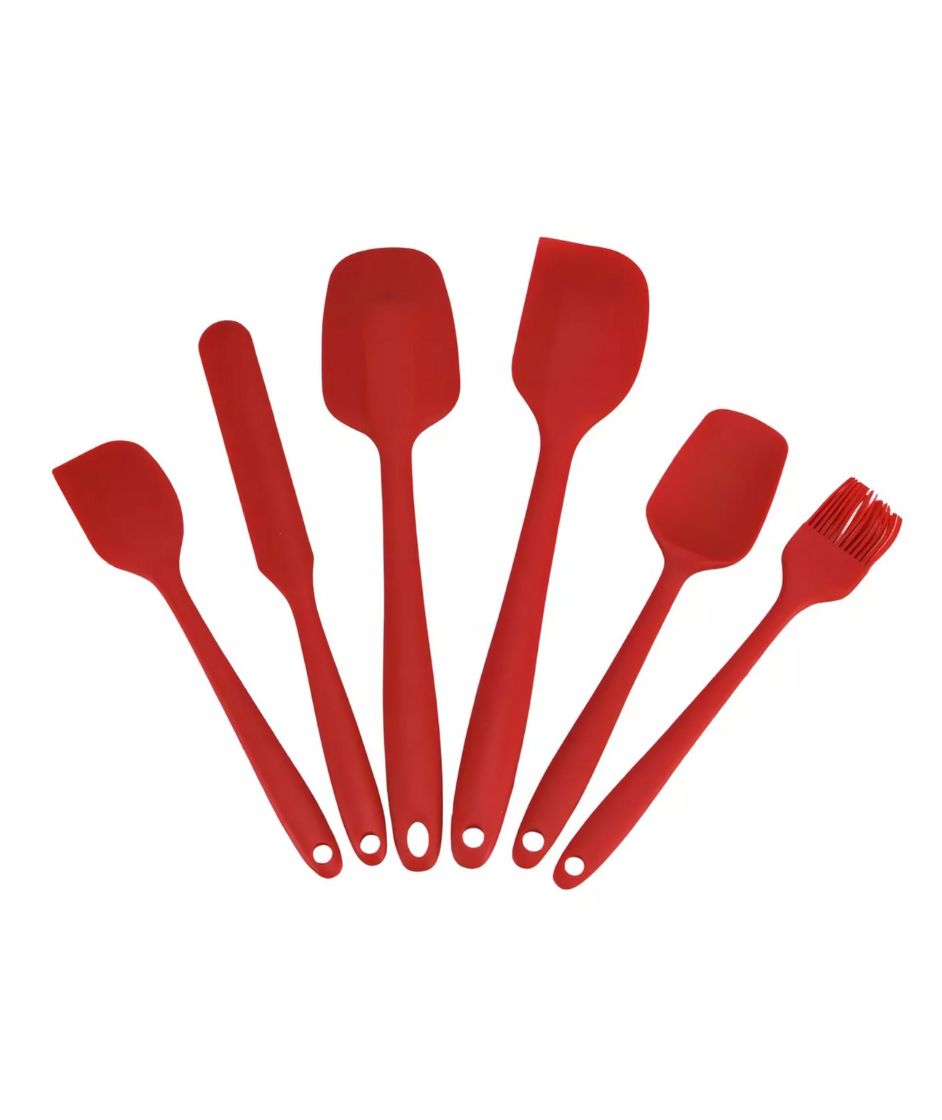 Espatula grande en Silicona Roja 27 cm