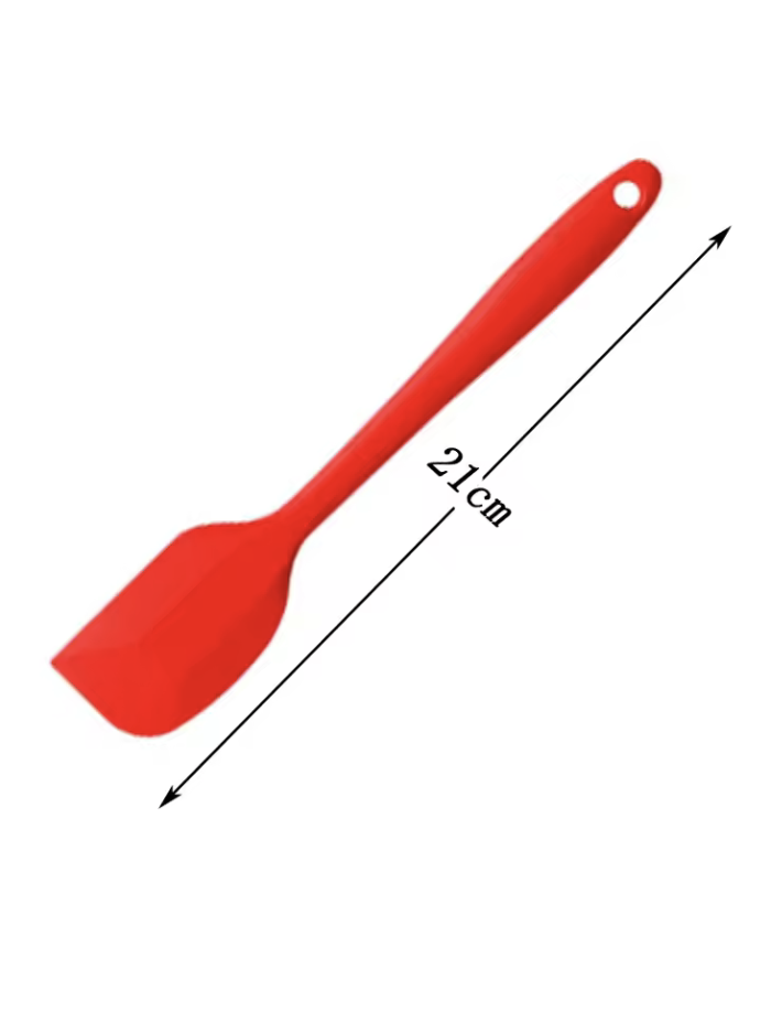 Espatula Pequeña en Silicona Roja 21 cm