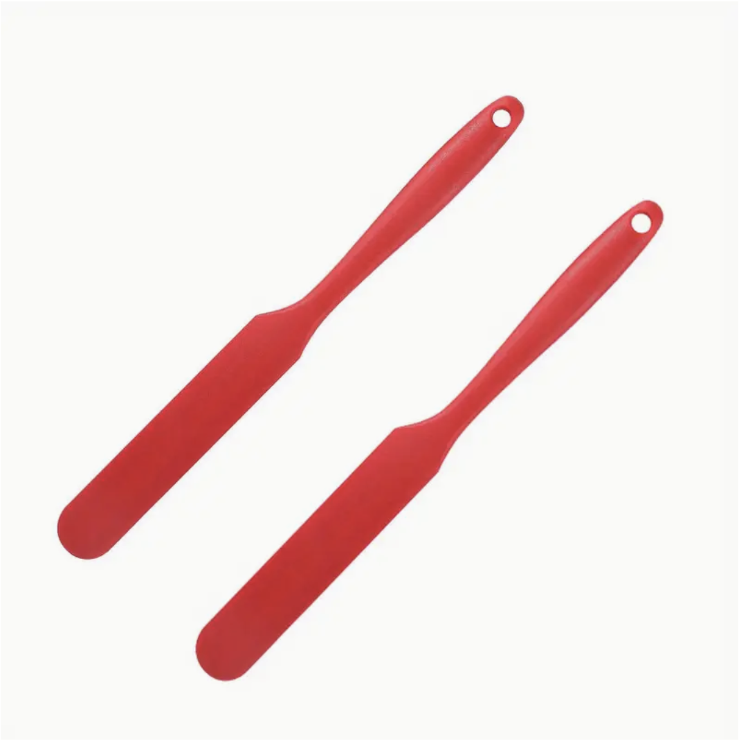 Espatula Fina en Silicona Roja Multiuso 24 cm