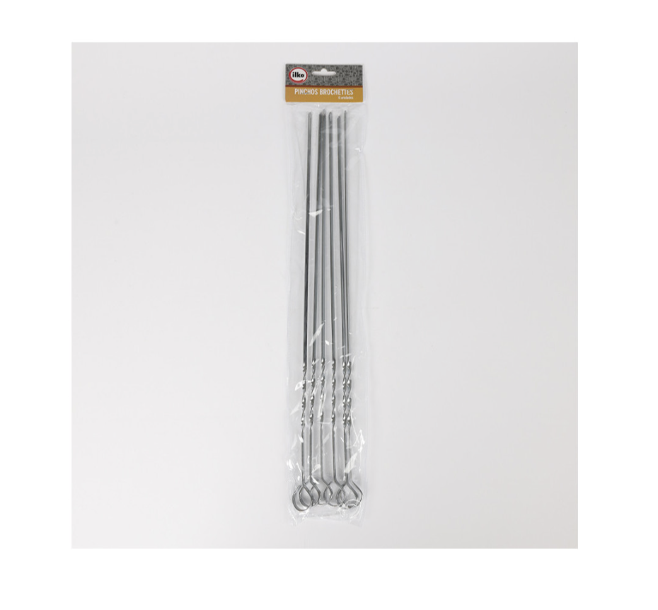 Pinchos para brochette x6 alambre ILKO