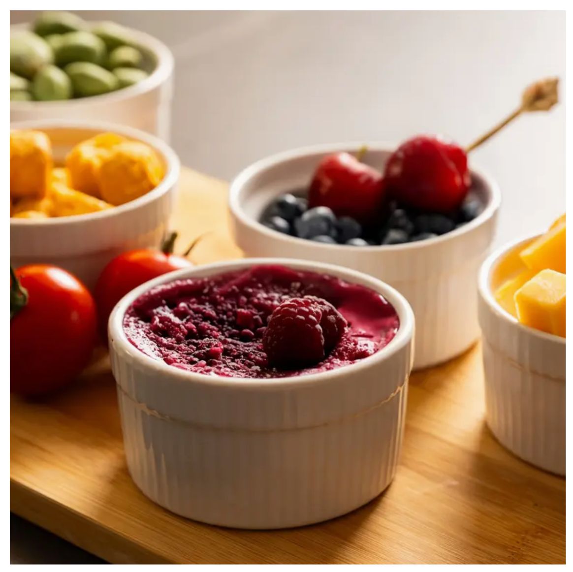 Deep Ramekin Blanco de Ceramica 7cm