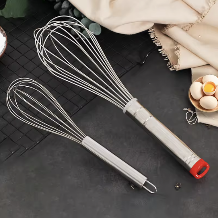 Batidor Grande de Acero 30 cm