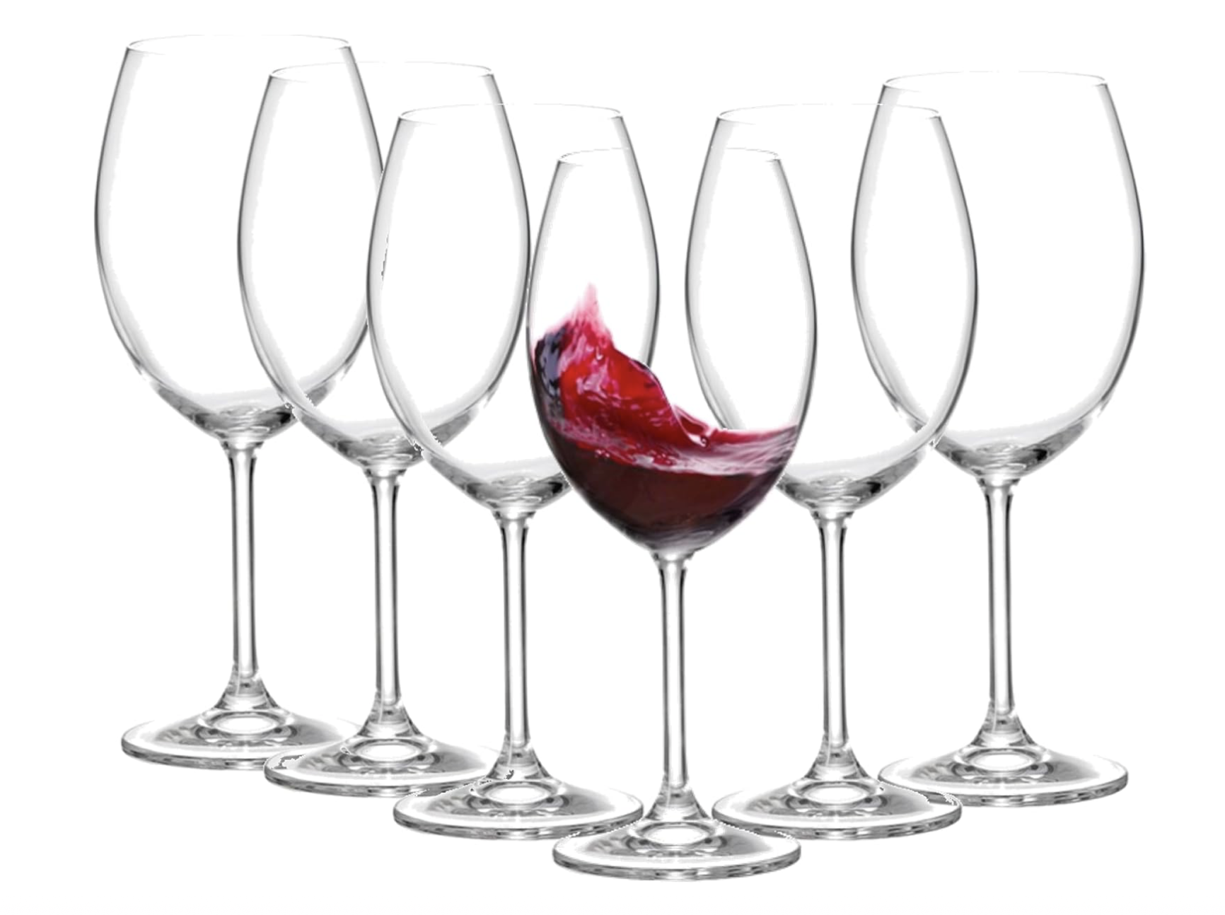 Juego de 6 Copas Bohemia Crystal Volary 580 ml
