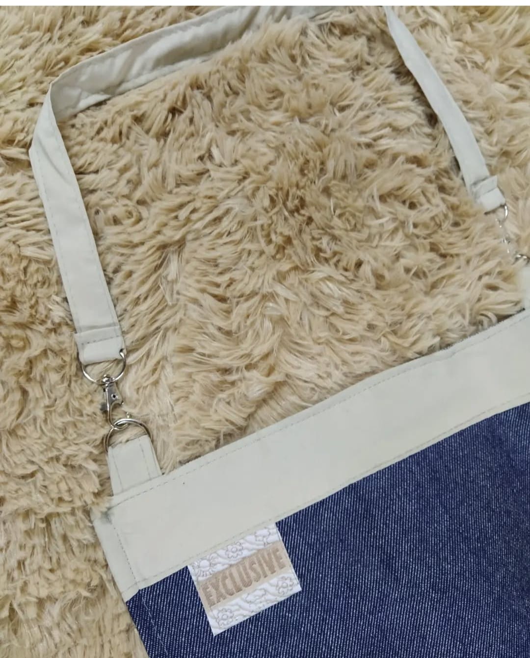 Delantal Jean cocina con bolsillo