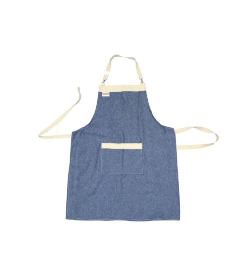 Delantal Jean cocina con bolsillo