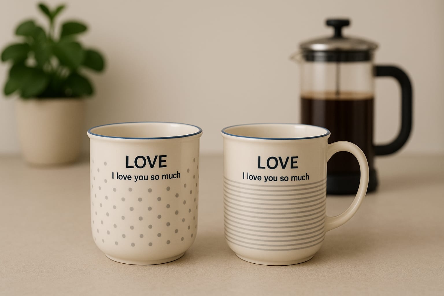 Taza de ceramica simil esmaltada 9.2x8,5 cm