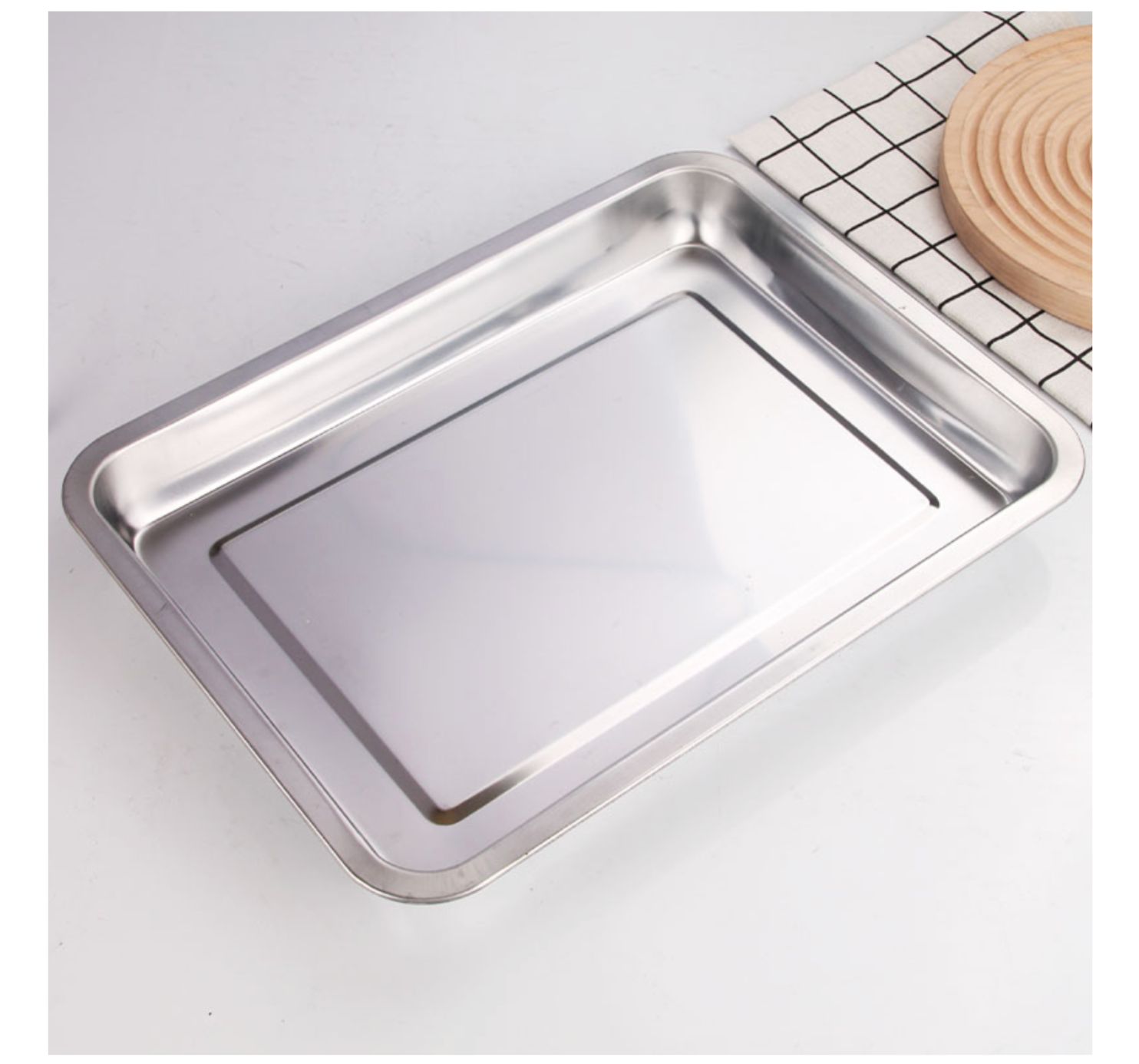 Bandeja de Acero 36x27x4,8cm