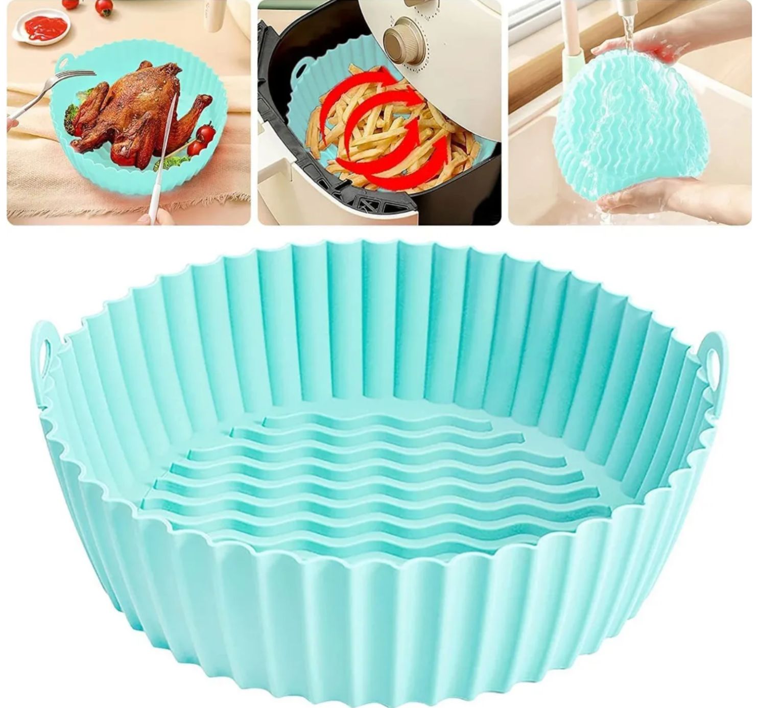 Molde de Silicona para Freidora de Aire 24 cm