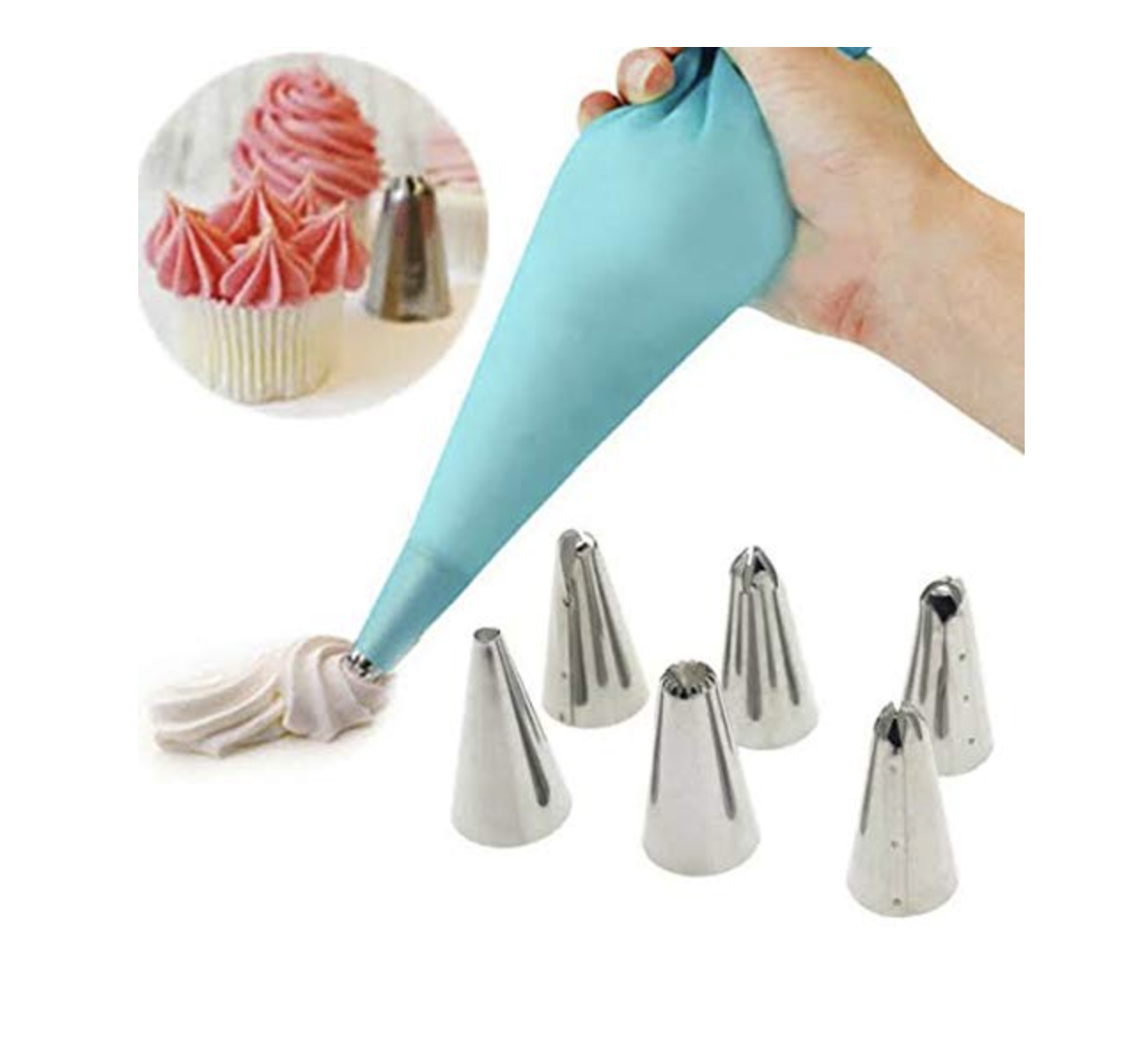 Juego de 24 picos para Reposteria con 2 acoples
