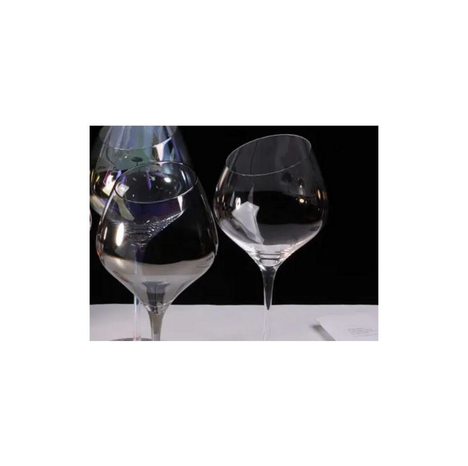 Juego De 6 Copas Vino Cristal Blanca Sesgado 540ml