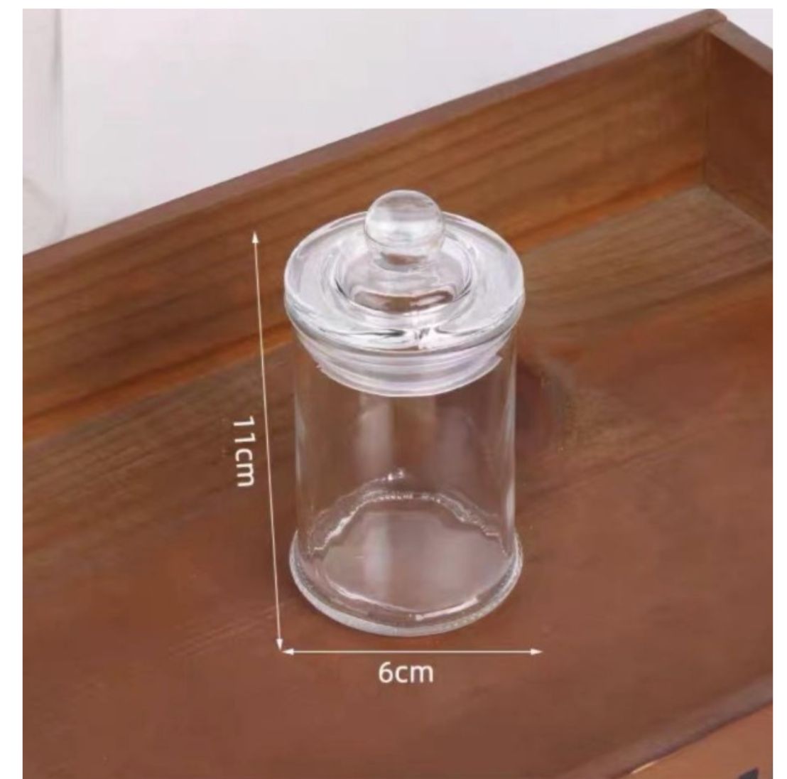 Frasco de vidrio Hermetico 150 ml 11x6 cm